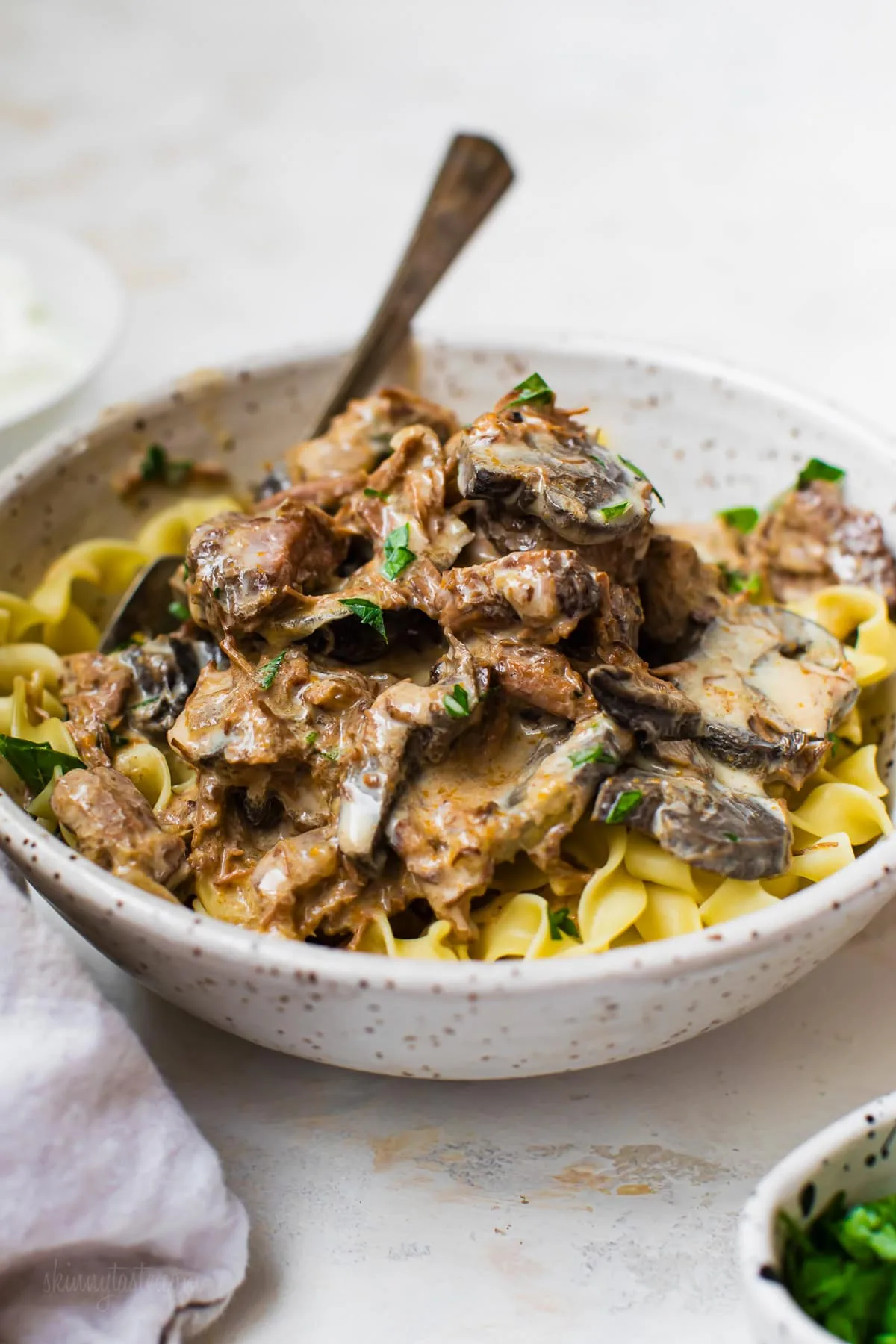 Easy Crockpot Beef Stroganoff Recipe